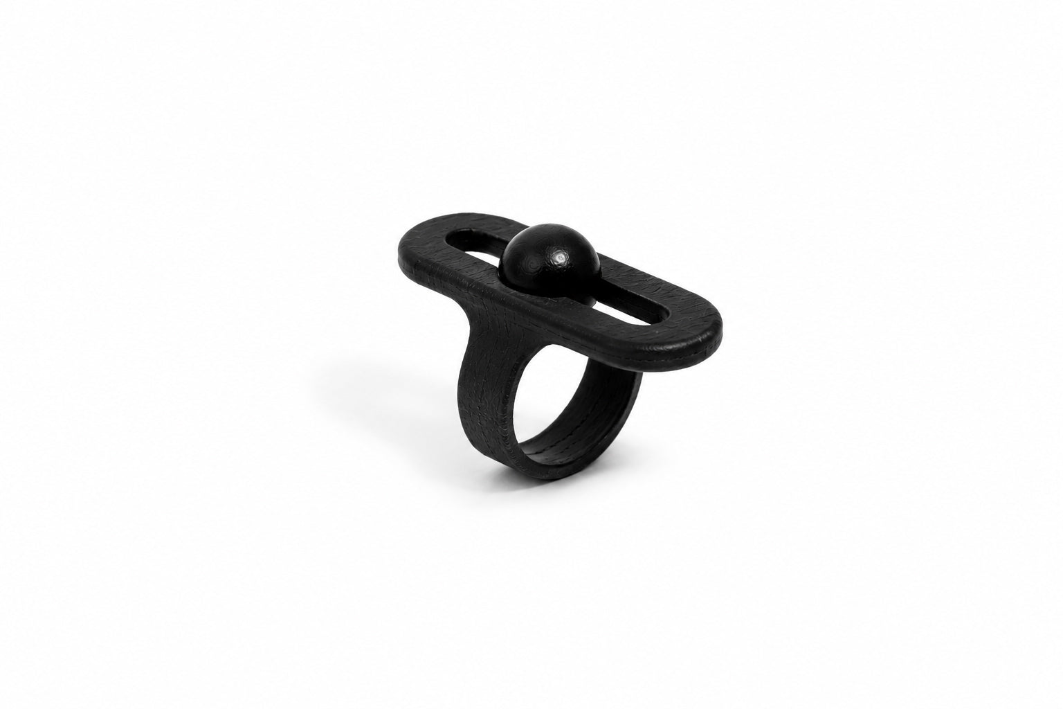 004 CALM RING BLACK NYLON