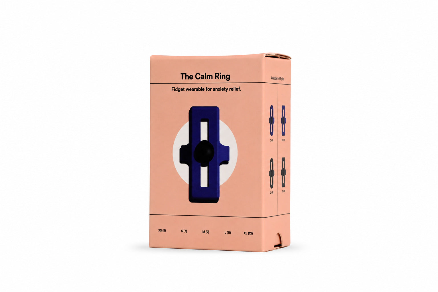005 CALM RING BLUE NYLON