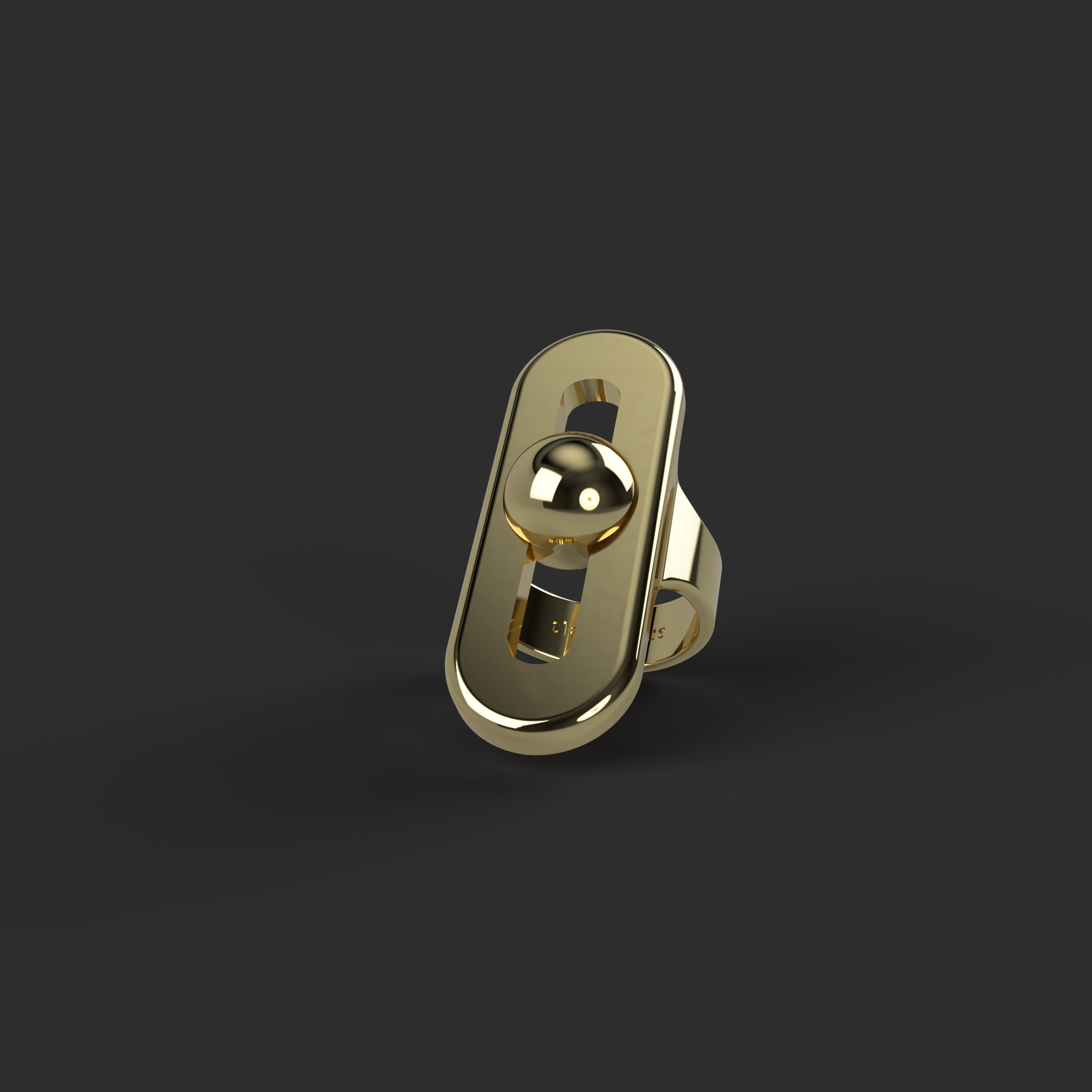 N U M A : 14K Yellow Gold