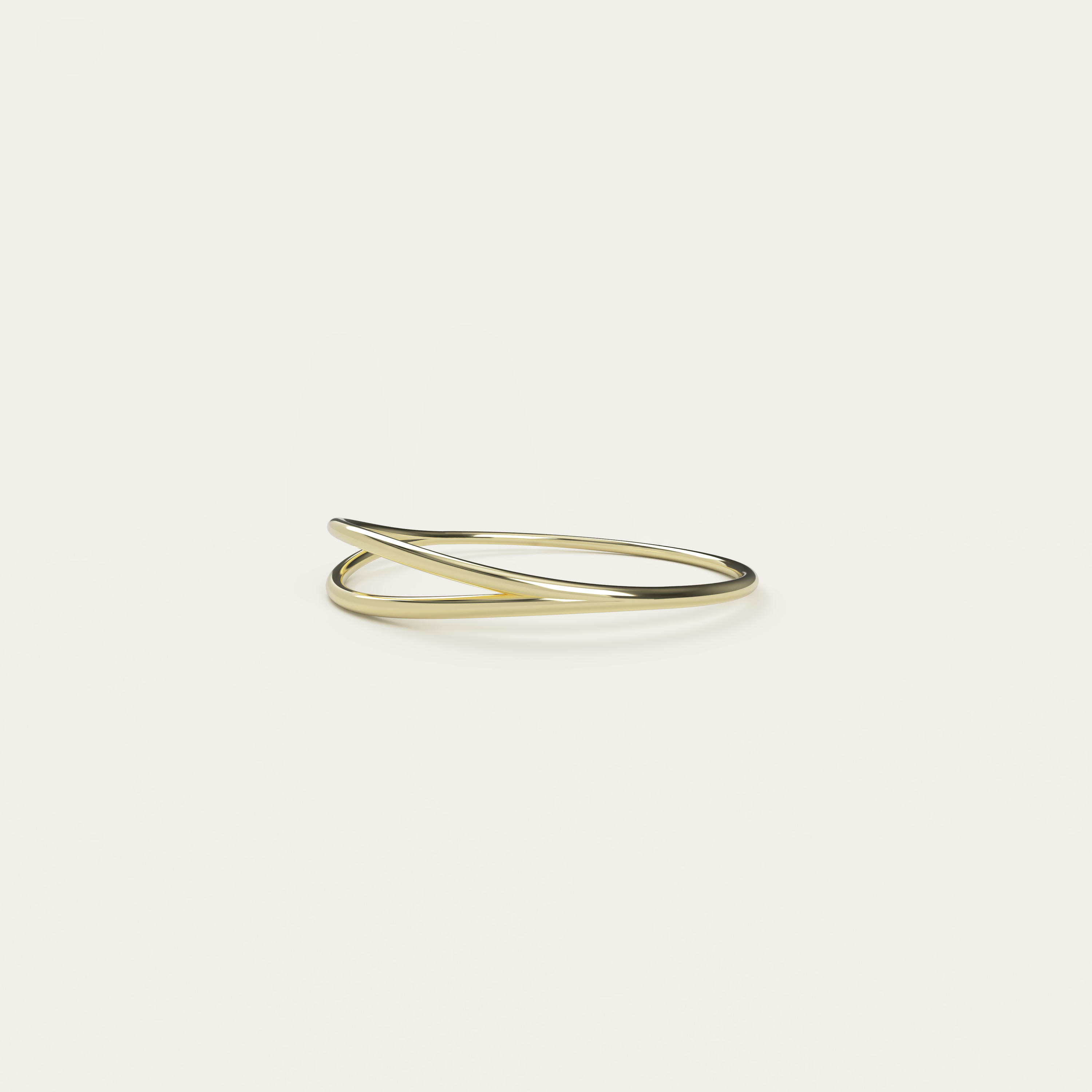 Split-In-Two Bangle - 14K Yellow Gold