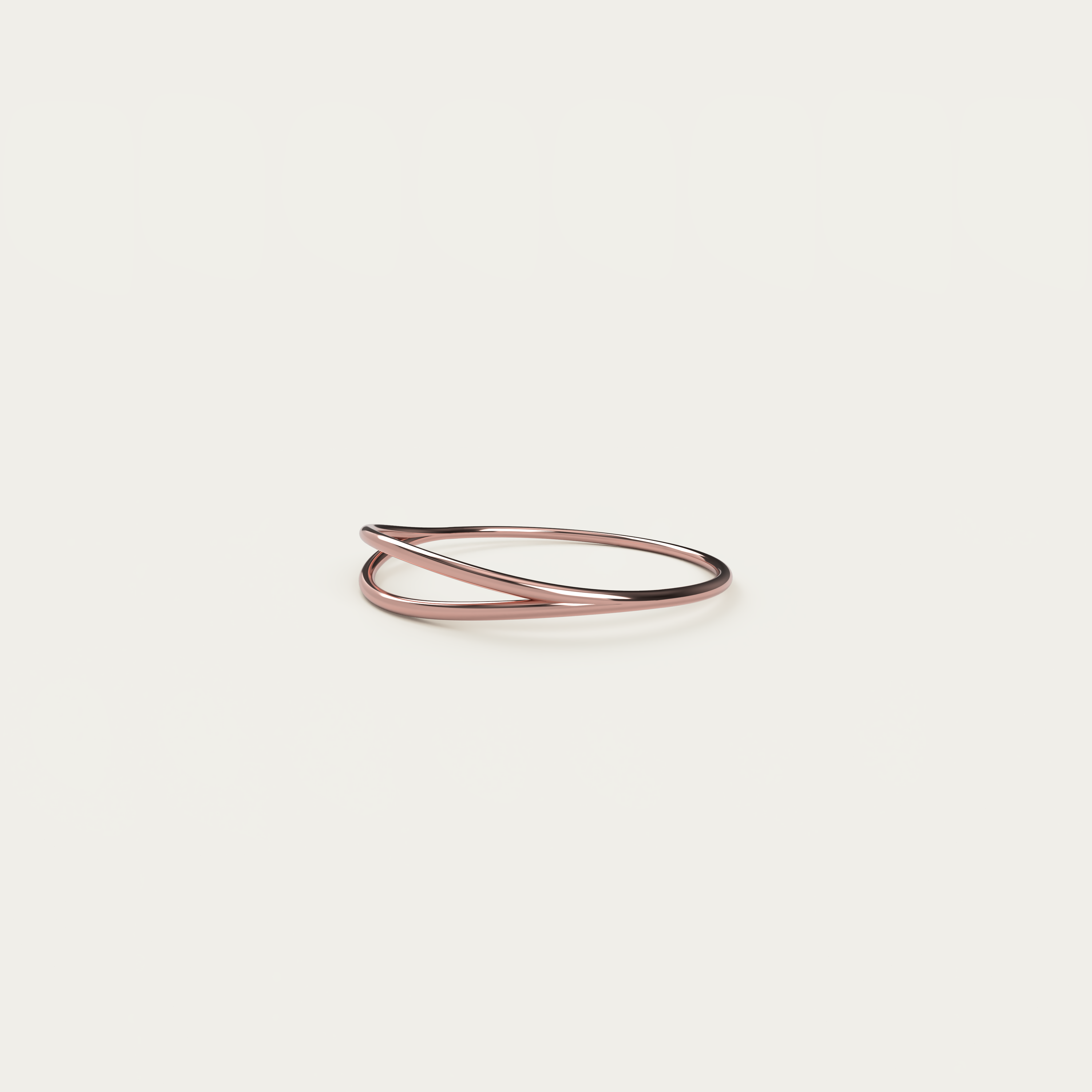 Split-In-Two Bangle - 14K Rose Gold